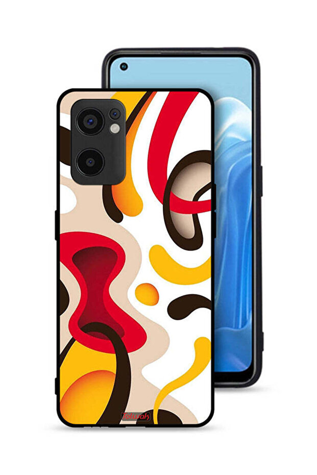 غطاء حماية بنمط نمطي لهاتف Oppo Reno7 SE 5G - 1