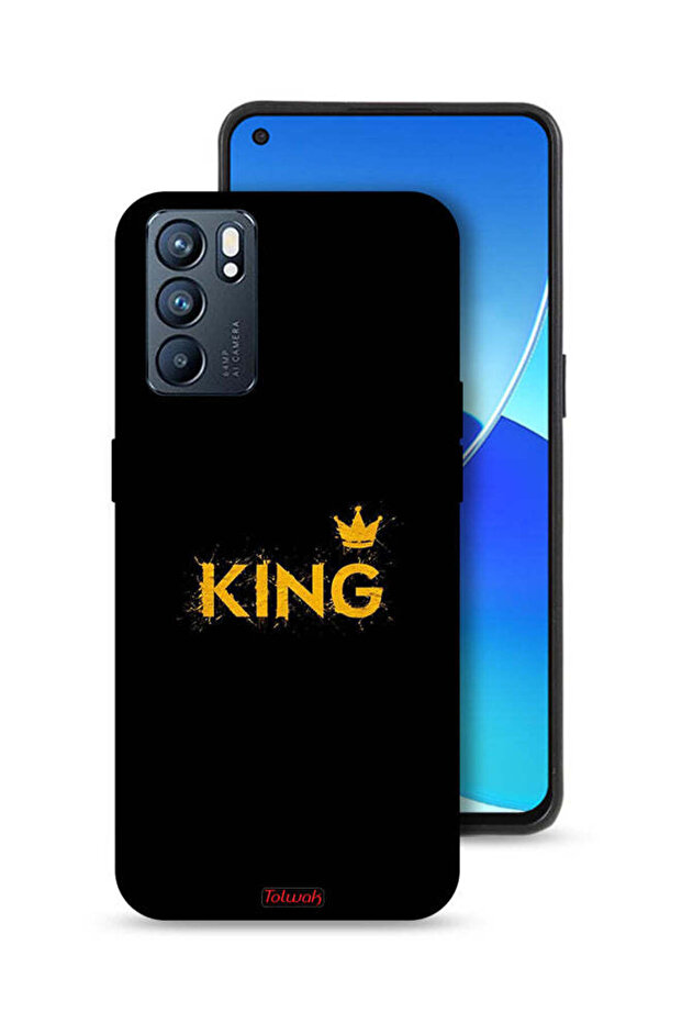 غطاء حماية لهاتف Oppo Reno6 5G - كينج