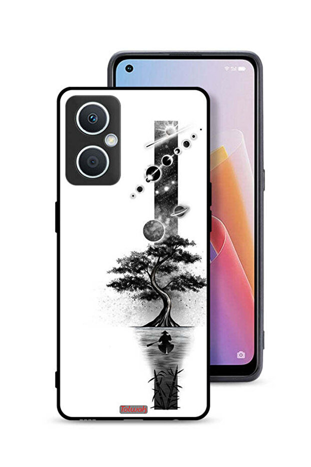 غطاء حماية Oppo A96 5G (الصين) بتصميم فن الأرض والفضاء