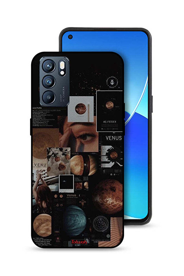 غطاء حماية لهاتف Oppo Reno6 5G بتصميم فينوس آرت