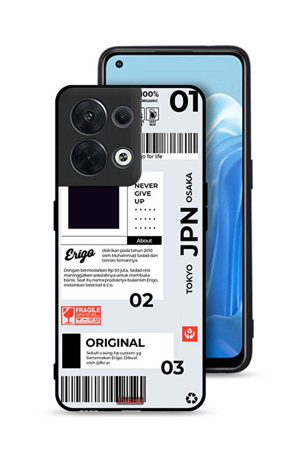 Oppo Reno8 5G Protective Case Cover Japan Sticker