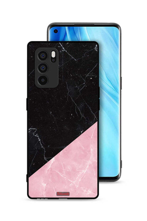 غطاء حماية لهاتف Oppo Reno6 Pro 5G بنمط رخامي