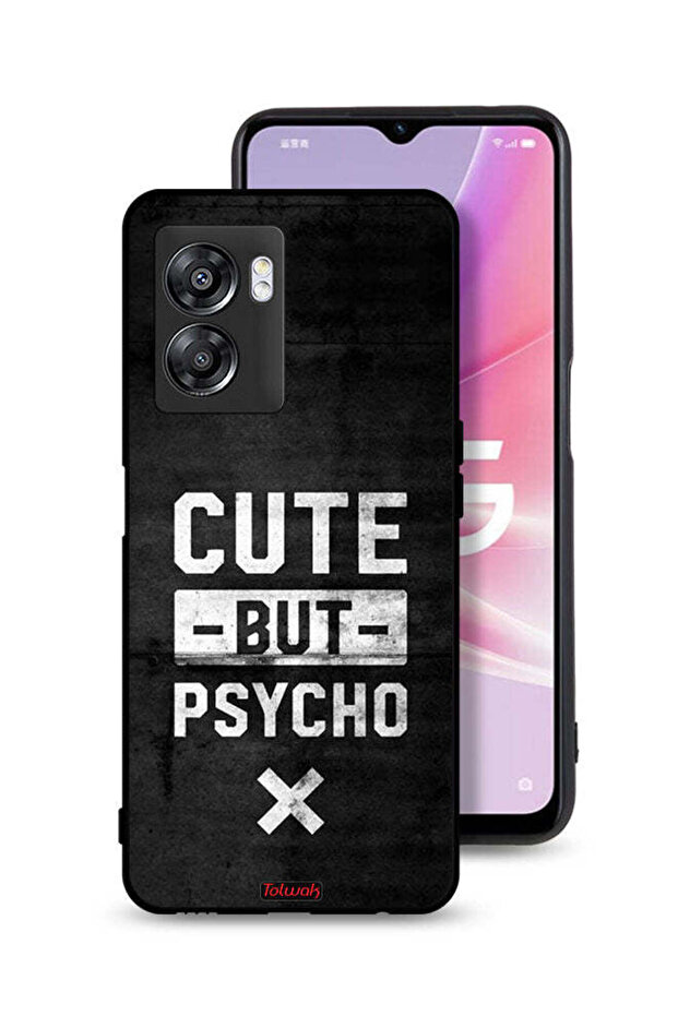 Oppo A57 5G Protective Case Cover Cute But Psycho
