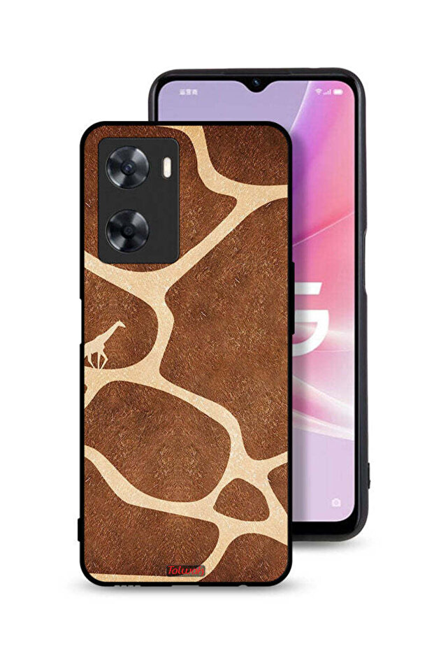 Oppo A77s Protective Case Cover Giraffe Skin