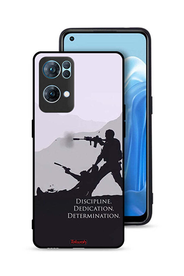 Oppo Reno7 Pro 5G Protective Case Cover Discipline Dedication Determination