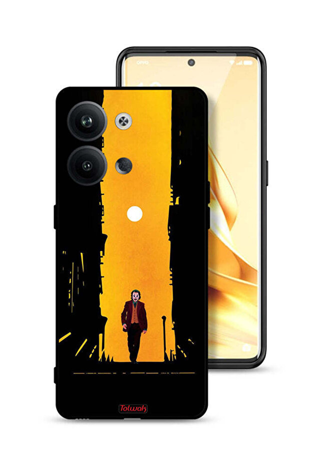 غطاء حماية لهاتف Oppo Reno9 Pro 5G بتصميم جوكر، عمل فني رقمي تجريدي