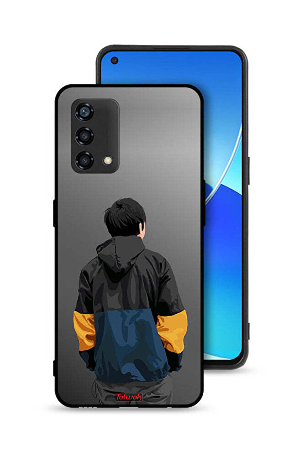 Oppo A95 4G Protective Case Cover Boy Portrait Art