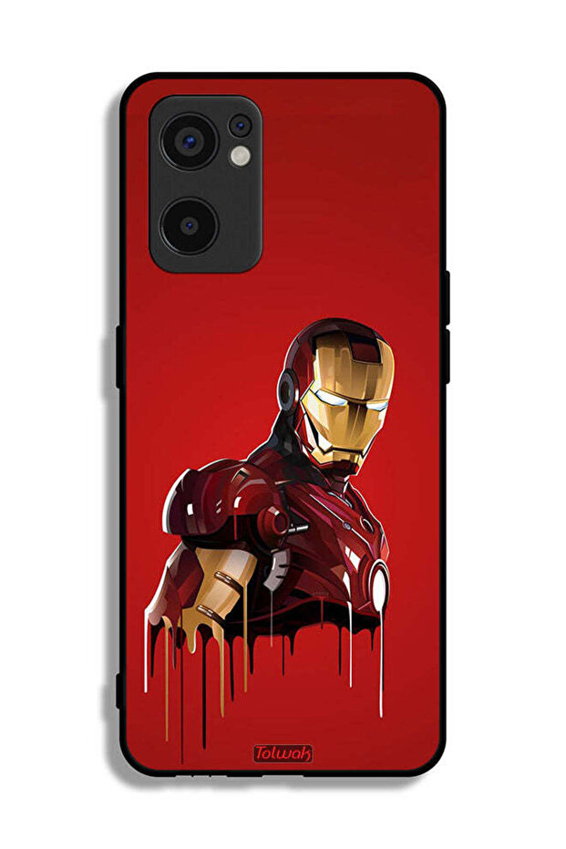 Oppo Reno7 SE 5G Protective Case Cover Iron Man Art - 2
