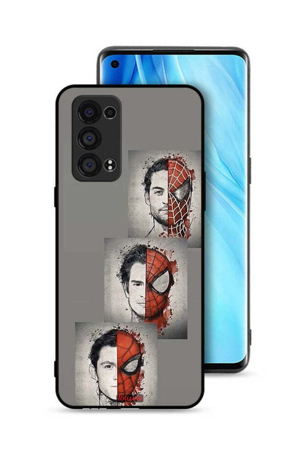 غطاء حماية لهاتف Oppo Reno6 Pro Plus 5G برسومات سبايدر مان