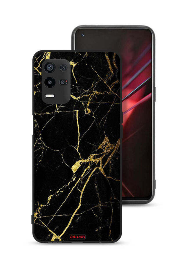 غطاء حماية لهاتف Oppo K9x - رخام متصدع