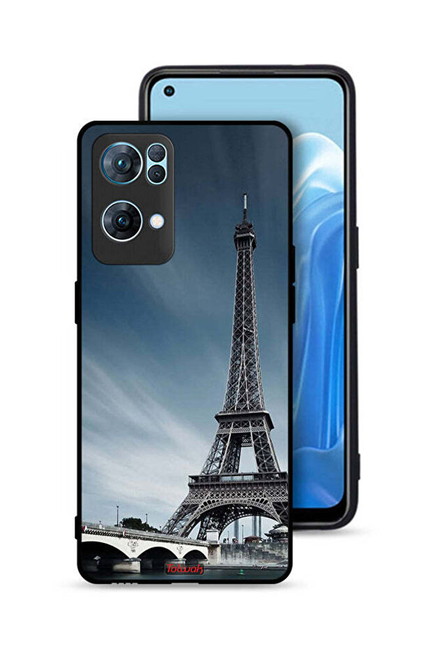 Oppo Reno7 Pro 5G Protective Case Cover Eiffel Tower - 1