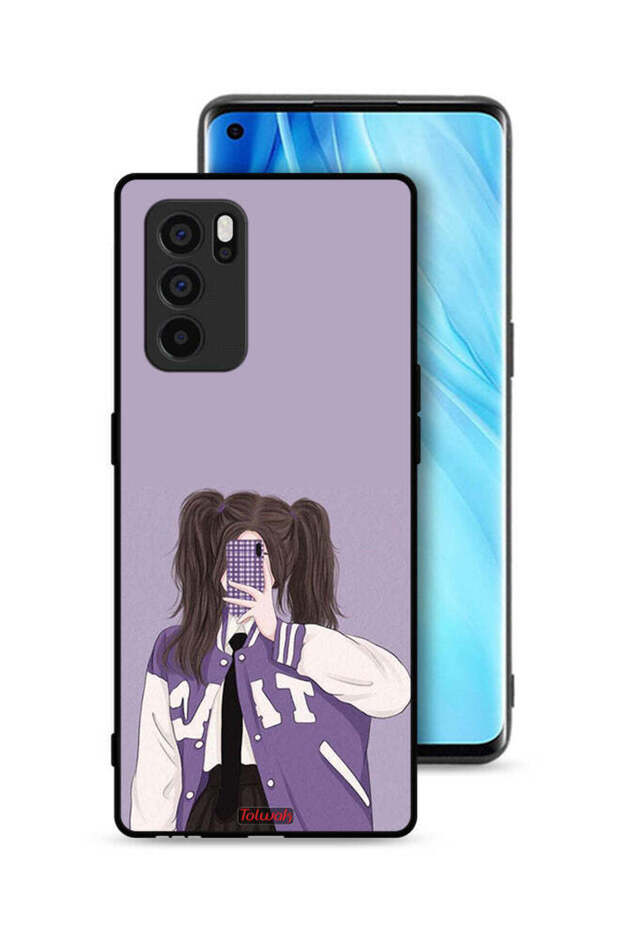 غطاء حماية لهاتف Oppo Reno6 Pro 5G لالتقاط صور سيلفي
