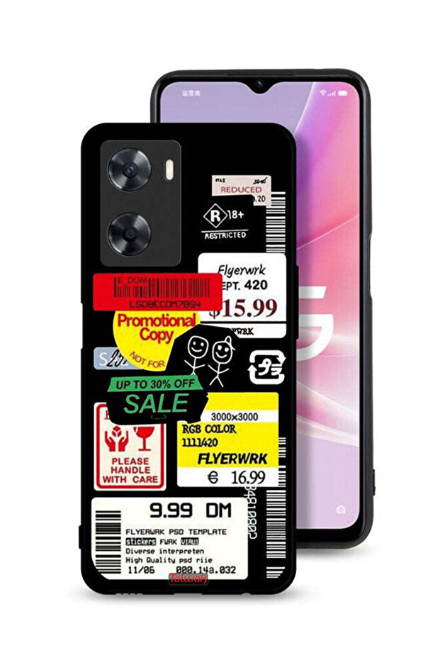ملصق ترويجي لغطاء حماية لهاتف Oppo A57s
