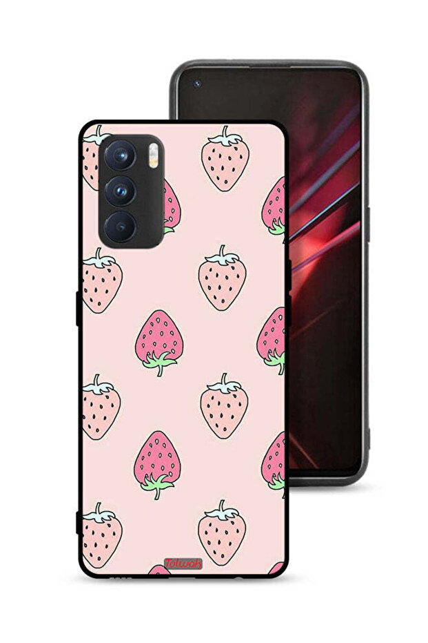 غطاء حماية لهاتف Oppo K9 Pro - أيقونة الفراولة