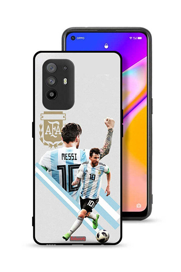 غطاء حماية لهاتف Oppo A95 5G برسومات ليو ميسي