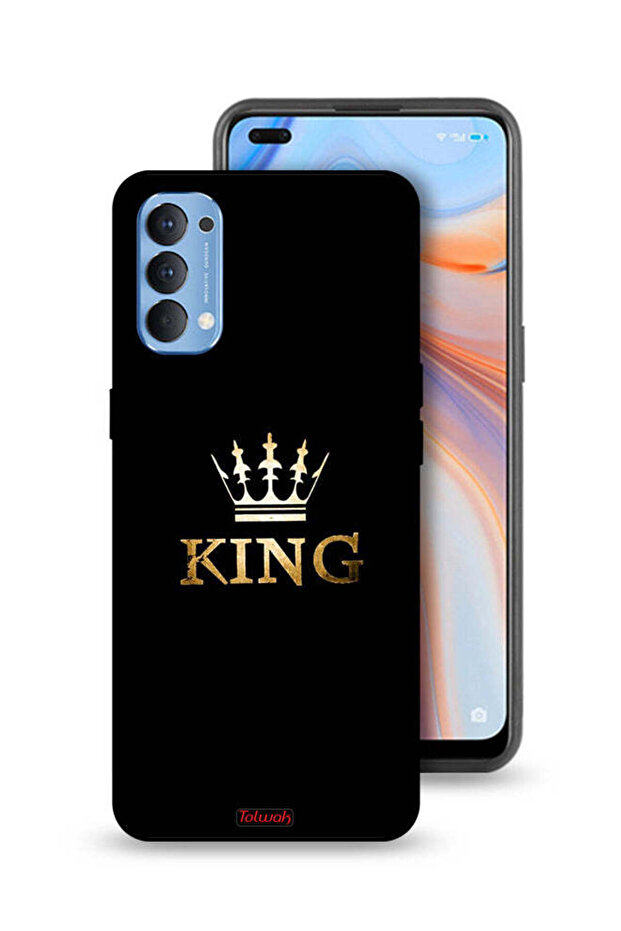 غطاء حماية لهاتف Oppo Reno4 4G - مقاس كينج