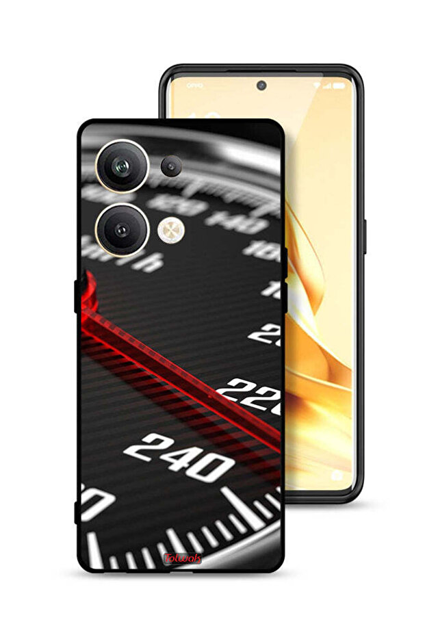 غطاء حماية لجهاز Oppo Reno9 Pro Plus 5G مع عداد السرعة