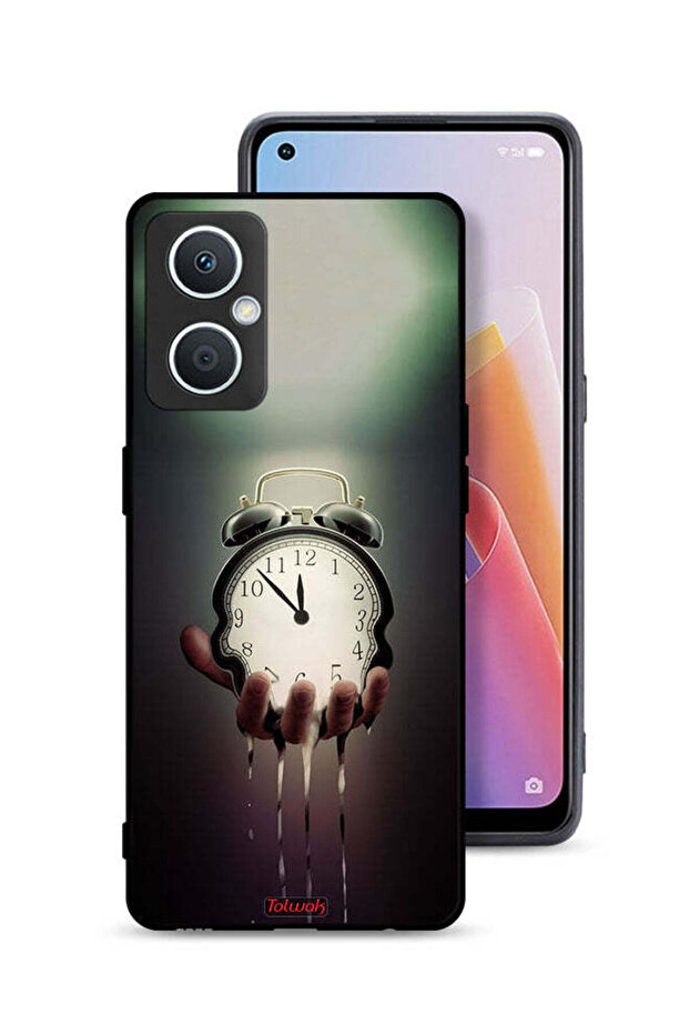 جراب واقٍ لهاتف Oppo A96 5G (الصين) على شكل ساعة