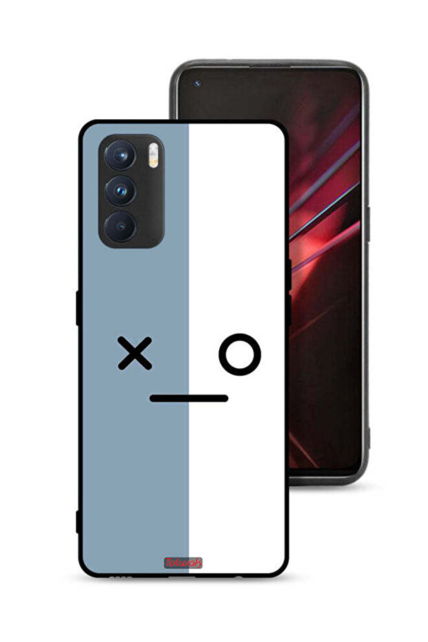 غطاء حماية لهاتف Oppo K9 Pro بأيقونات الوجه