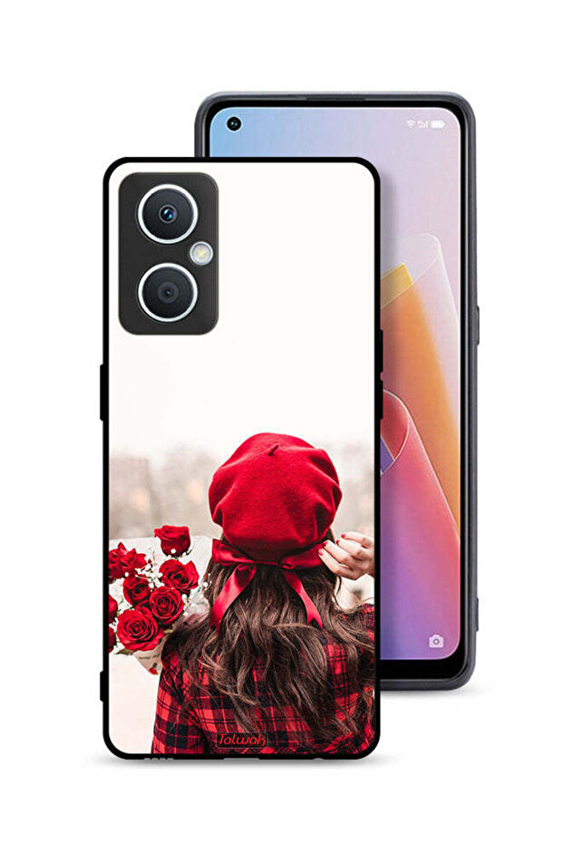 Oppo A96 5G (China) Protective Case Cover Holding Flowers