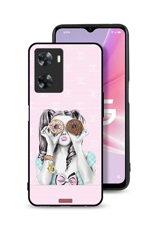 غطاء حماية لهاتف Oppo A77s يحمل دوناتين