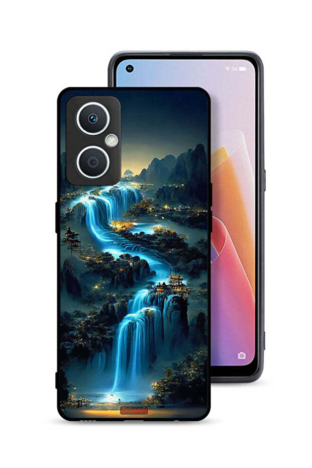 غطاء حماية Oppo A96 5G (الصين) بتصميم شلال فني