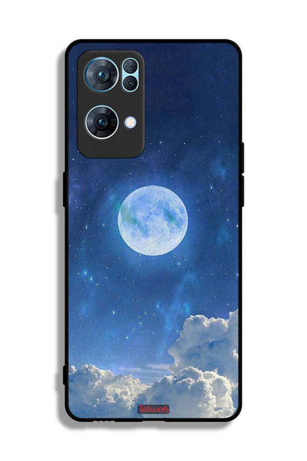 Oppo Reno7 Pro 5G Protective Case Cover Moon Clouds - 2