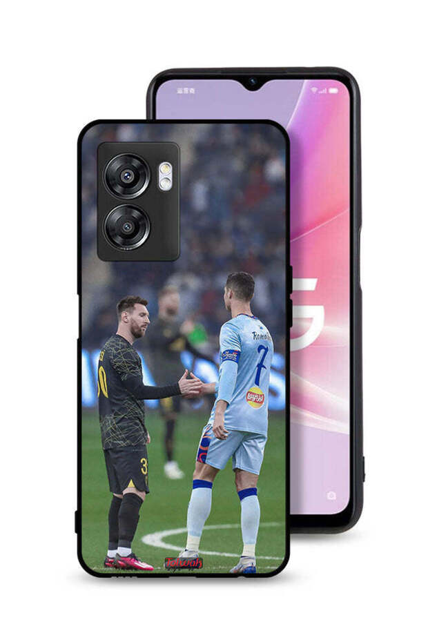 غطاء حماية لهاتف Oppo A57 5G ميسي ورونالدو