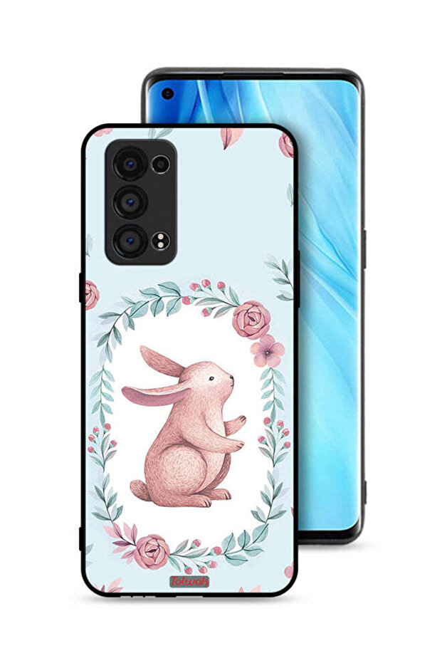غطاء حماية لهاتف Oppo Reno6 Pro Plus 5G - أرنب