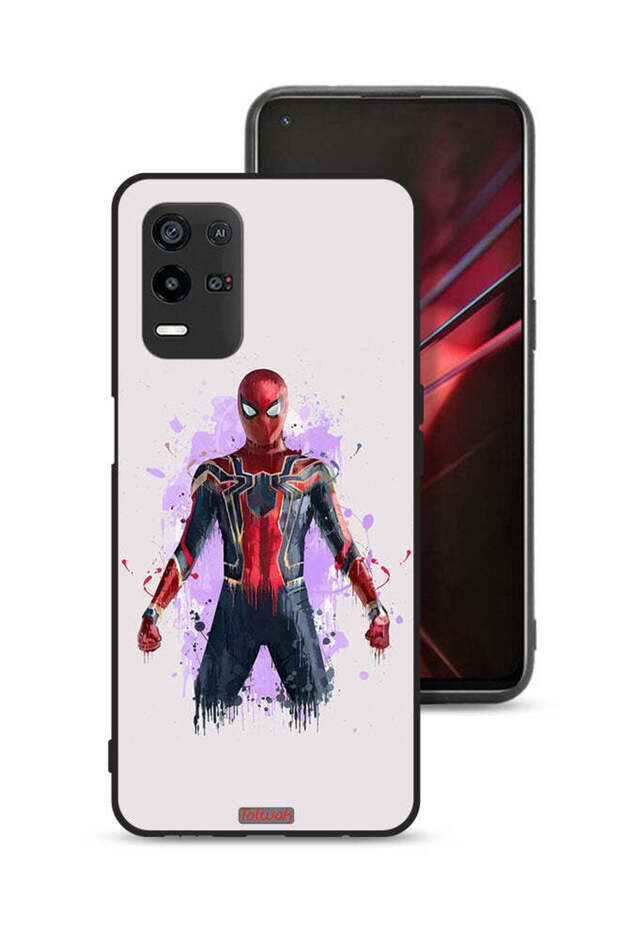 غطاء حماية Oppo K9x بتصميم العنكبوت الحديدي