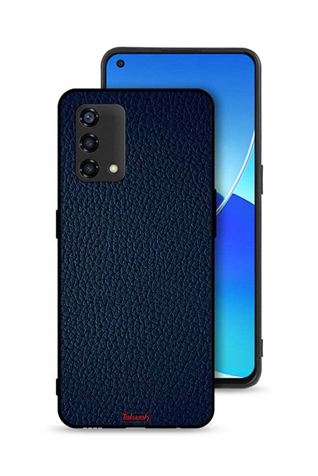Oppo A95 4G Protective Case Cover Leather Pattern
