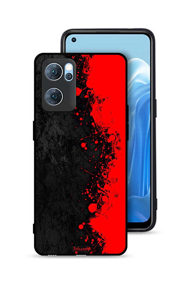 Oppo Reno7 5G Protective Case Cover Paint Abstract Pattern - 1
