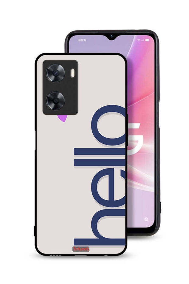 Oppo A77s Protective Case Cover Hello