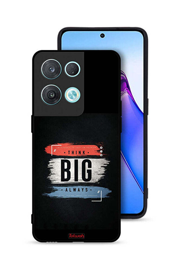 غطاء حماية لهاتف Oppo Reno8 Pro 5G - فكر دائمًا بشكل كبير