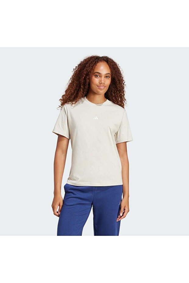 Essentials Small Logo Cotton Tişört - 1