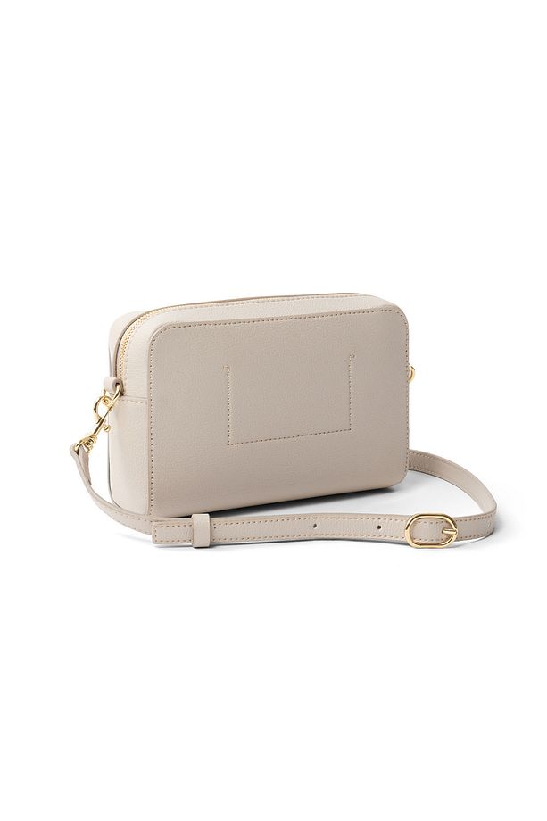 Minimal Monogram Ew Camera Bej Kadın Çanta - 3