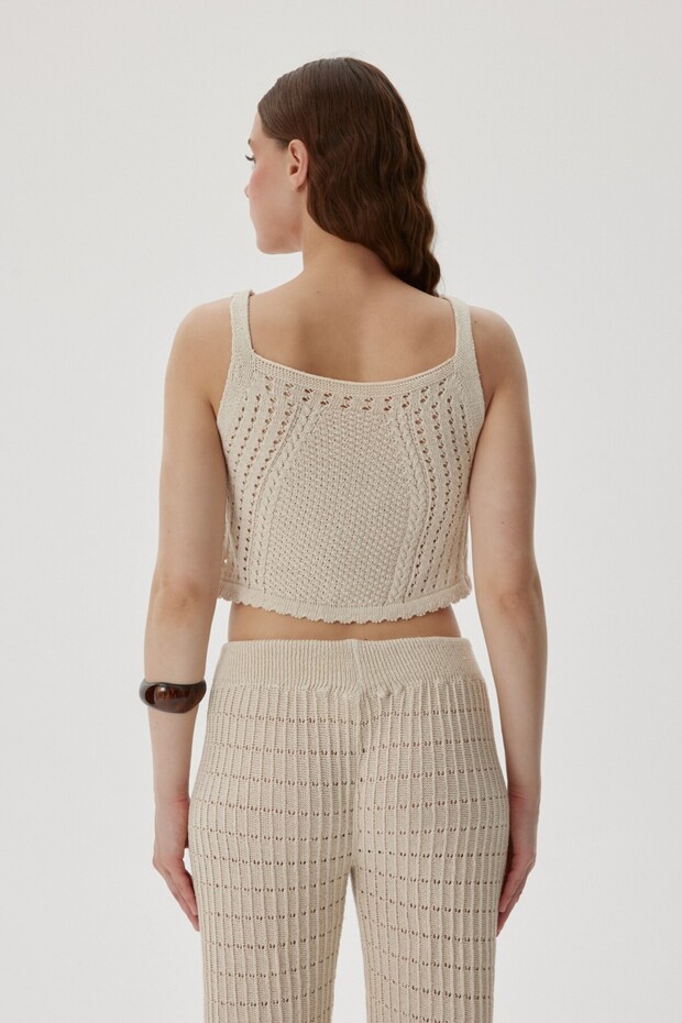 ASKILI AJURLU TRİKO TOP - 8