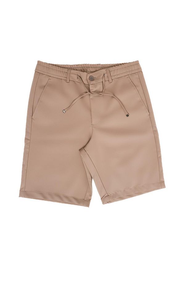 Erkek Kahverengi Vizon 2025 Jogger Şort - 1