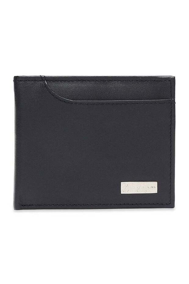 Bi-Fold Organised Wallet Flat Nappa Genuine and Smooth Leather Upper