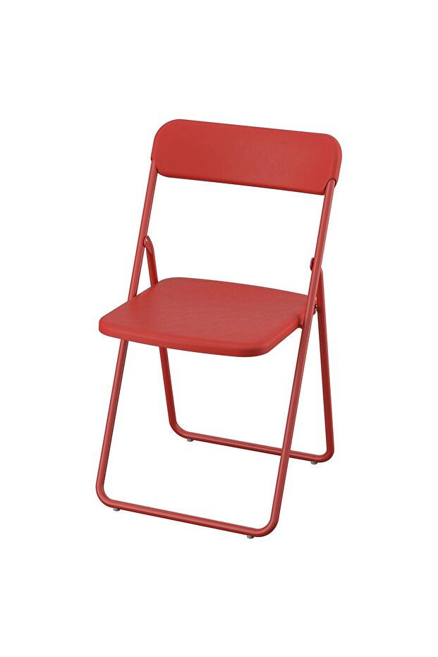 katlanır sandalye, kırmızı - 2