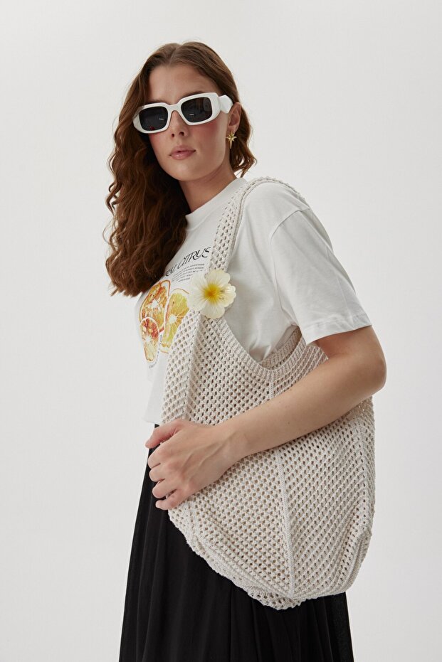 MARIN TRİKO ÖRME ÇANTA - 1