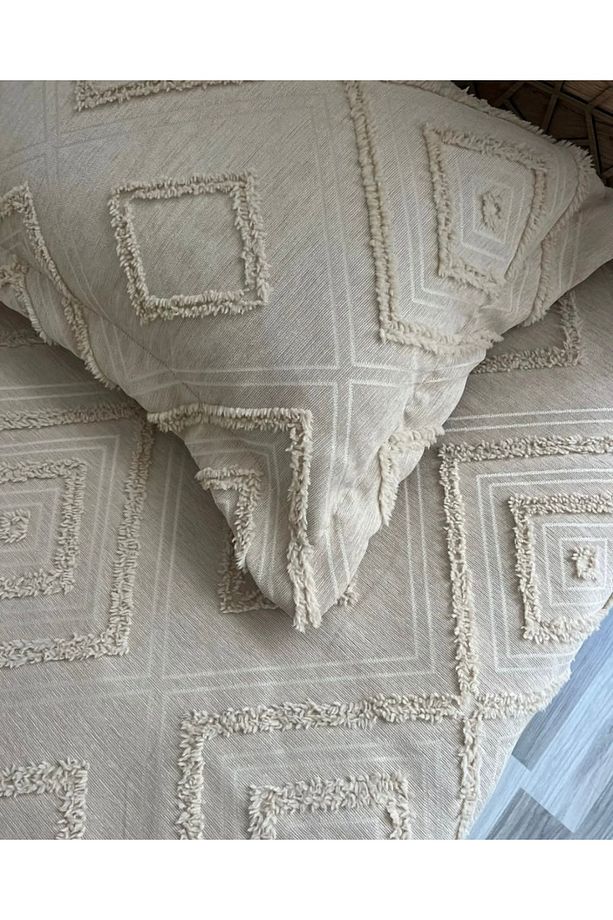 Tek Kişilik Püsküllü Yatak Örtüsü 180 × 240 - 3