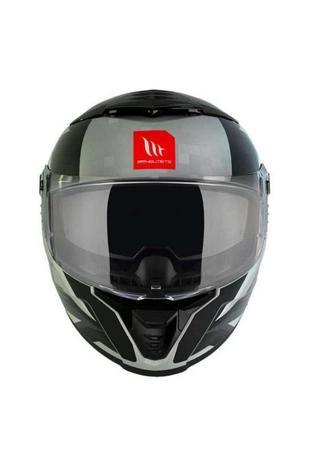 MT Thunder 4 SV FF118SV Exeo C2 Gloss Pearl Titanium Full Face Motosiklet Kaskı - 2