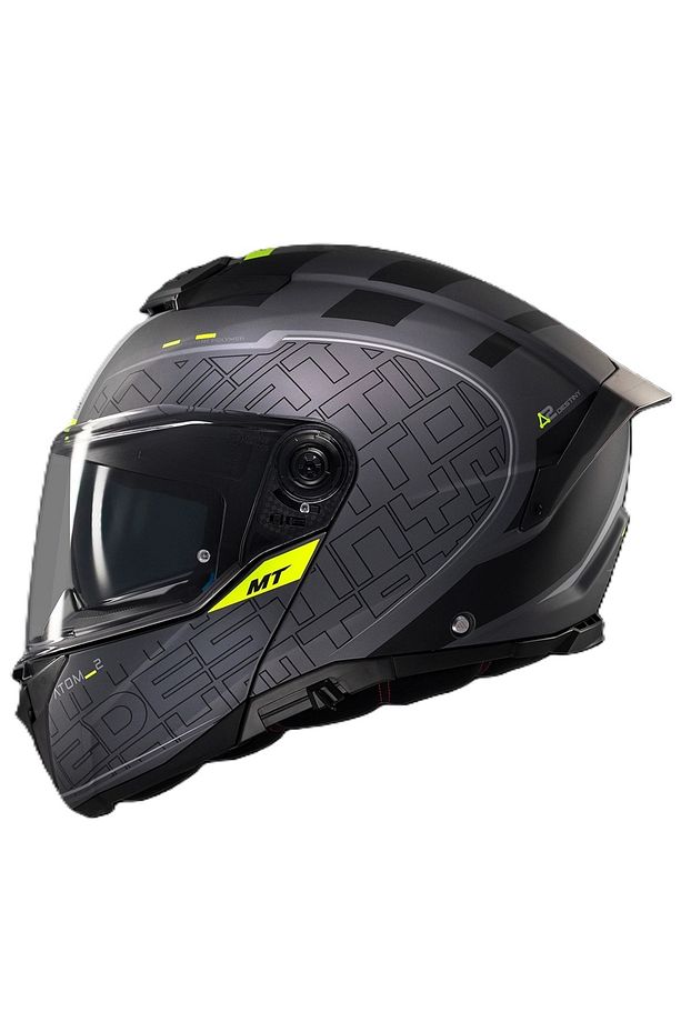 MT Atom 2 FU404SV Destiny C2 Matt Çene Açılır Motosiklet Kaskı - 3