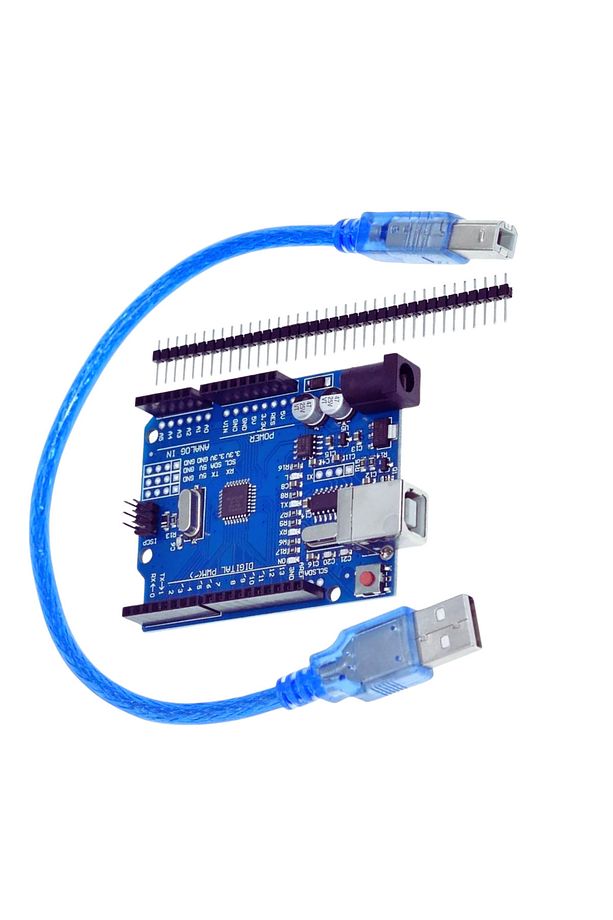 UNO R3 (CH340 çipli) + USB Kablo Hediyeli - 1