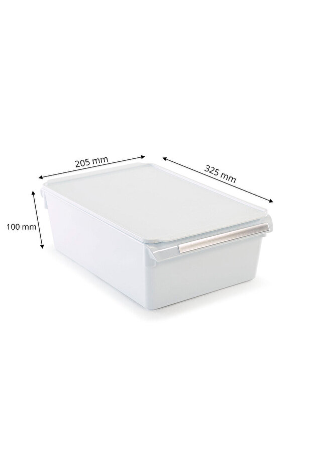 Organizer Shelf with Cover White 100mm