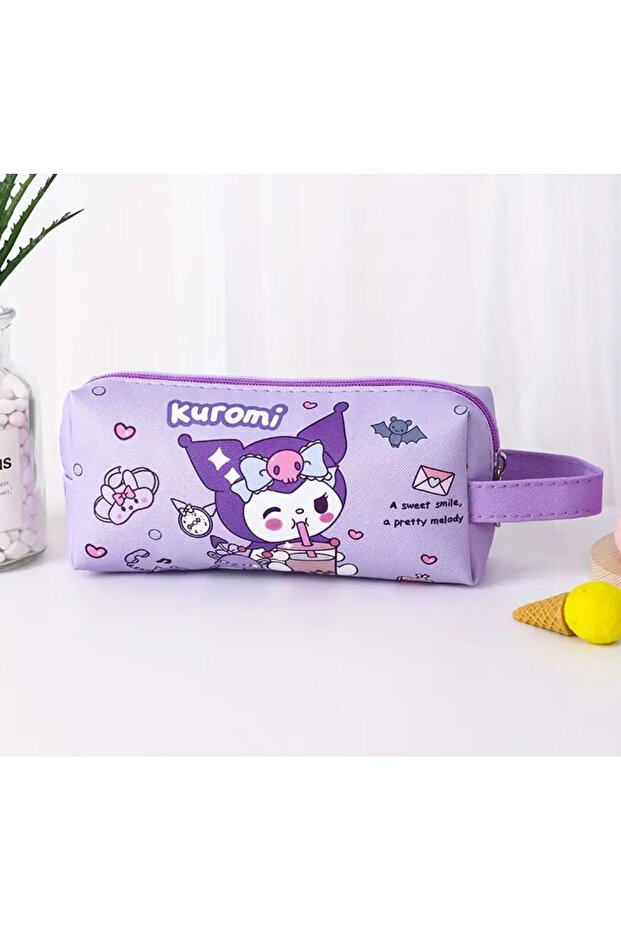 Sanrio Kuromi Character Pencil Case / Purple Color