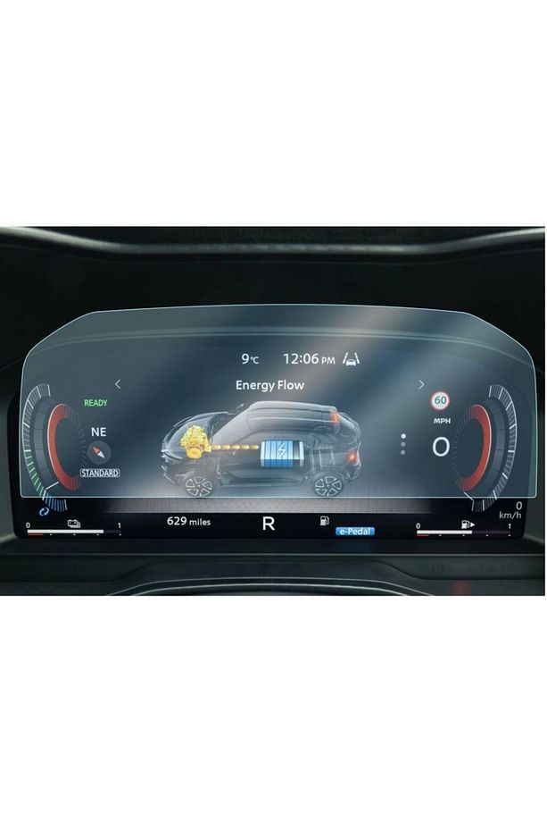 Nissan Qashqai 12.3 İnç Multimedya ve 12.3 Dijital Gösterge 2'li Set Ekran Koruyucu Nano - 1