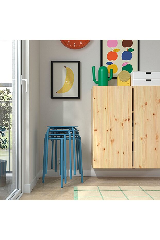 tabure, mavi, 45 cm - 2