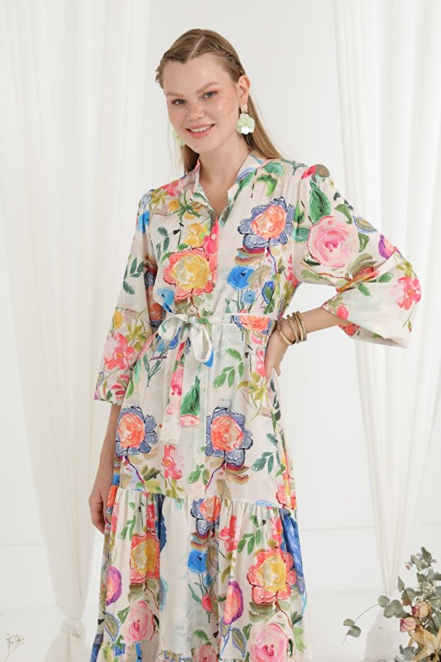 ÇİÇEKLİ ELBİSE - 2